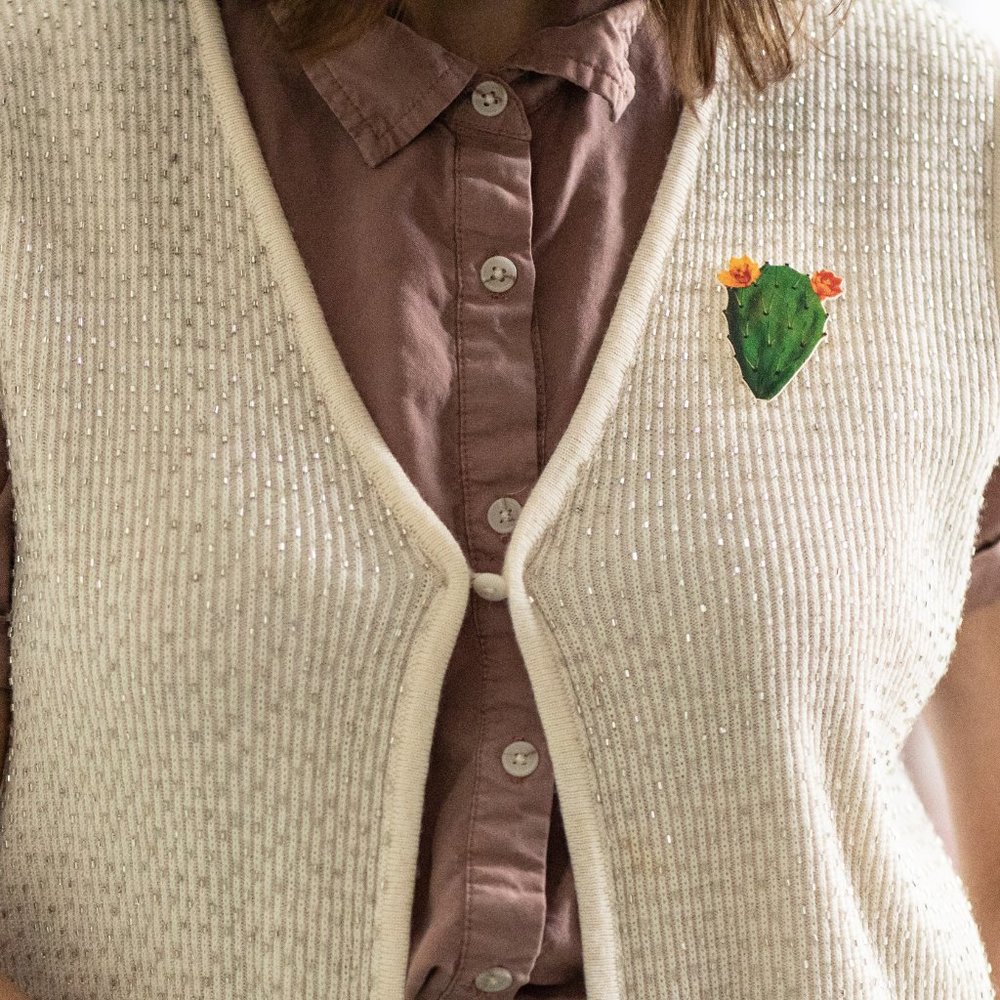 Cactus Pin / Brooch
